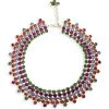 Rosantica Lucine Goldtone Faux Crystal Collar Necklace