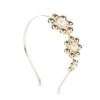 Rosantica Petalo Goldtone & Faux Pearl Headband