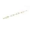 Rosantica Eufemia Goldtone & Crystal Oval-Link Bracelet