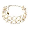 Rosantica Greca Goldtone & Faux Pearl Necklace