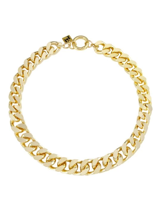 Rosantica Amy Goldtone Curb-Chain Necklace 1 Rosantica Amy Goldtone Curb-Chain Necklace
