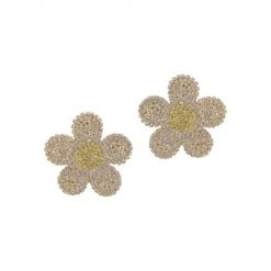 Rosantica Fiordaliso Daisy Faux Crystal Stud Earrings