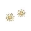 Rosantica Luminaria Goldtone Faux Crystal Stud Earrings