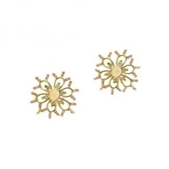 Rosantica Luminaria Goldtone Faux Crystal Stud Earrings
