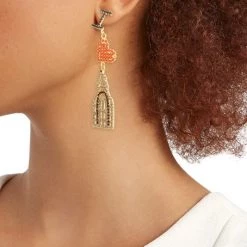 Rosantica Voyage Goldtone & Faux Crystal Earring -Rosantica And Giuseppe Zanotti shop unnamed file 151