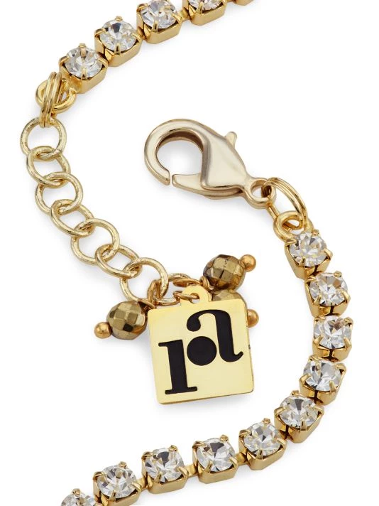 Rosantica Amanda Goldtone & Crystal Fringe Collar Necklace 3 Rosantica Amanda Goldtone & Crystal Fringe Collar Necklace - Image 3