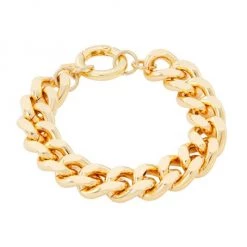 Rosantica Amy Goldtone Curb-Chain Bracelet