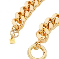 Rosantica Amy Goldtone Curb-Chain Bracelet -Rosantica And Giuseppe Zanotti shop unnamed file 188