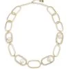 Rosantica Dedica Goldtone, Crystal, & Resin Pearl Chain Necklace