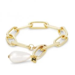 Rosantica Promessa Goldtone & Resin Pearl Chain Bracelet