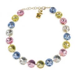 Rosantica Pastello Goldtone Faux Crystal Collar Necklace