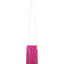 Rosantica Lumiere Crystal-Embellished Fringe Crossbody Bag
