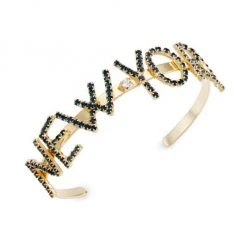 Rosantica Goldtone & Faux Crystal Voyage Cuff Bracelet