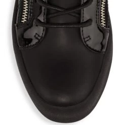 Giuseppe Zanotti Leather Zip Sneakers For Men Black -Rosantica And Giuseppe Zanotti shop unnamed file 264
