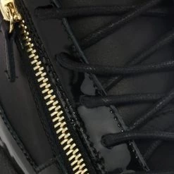 Giuseppe Zanotti Leather Zip Sneakers For Men Black -Rosantica And Giuseppe Zanotti shop unnamed file 266