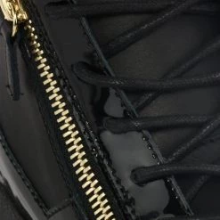 Giuseppe Zanotti Leather Zip Sneakers For Men Black -Rosantica And Giuseppe Zanotti shop unnamed file 267