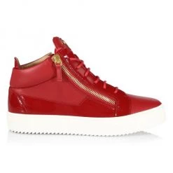 Giuseppe Zanotti Leather Zip Sneakers For Men Black -Rosantica And Giuseppe Zanotti shop unnamed file 268