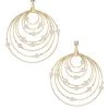Rosantica Goldtone, Faux Pearl & Crystal Drop Earrings