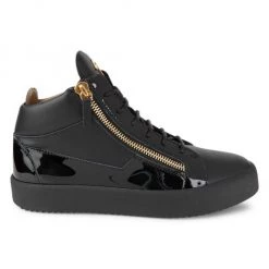 Giuseppe Zanotti Leather Zip Sneakers For Men Black -Rosantica And Giuseppe Zanotti shop unnamed file 270
