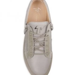 Giuseppe Zanotti Briel Side Zip Leather Low-Top Sneakers For Men Nero -Rosantica And Giuseppe Zanotti shop unnamed file 274