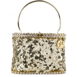 Rosantica Holli Ballerina Sequin Top Handle Bag