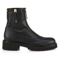 Giuseppe Zanotti Leather Ankle Combat Booties
