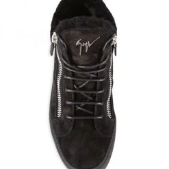 Giuseppe Zanotti Maylondon Zip Shearling Sneakers -Rosantica And Giuseppe Zanotti shop unnamed file 323