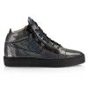 Giuseppe Zanotti Glossy Patterned Mid-Top Sneakers For Men