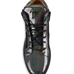 Giuseppe Zanotti Glossy Patterned Mid-Top Sneakers For Men -Rosantica And Giuseppe Zanotti shop unnamed file 329
