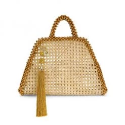 Rosantica Schultz Wicker Top-Handle Bag