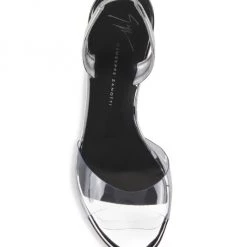 Giuseppe Zanotti Basic Leather & PVC Stiletto Sandals Gold -Rosantica And Giuseppe Zanotti shop unnamed file 341