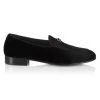 Giuseppe Zanotti Rudolph Velvet Smoking Shoes For Men