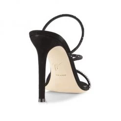 Giuseppe Zanotti Suede High-Heel Sandals Black -Rosantica And Giuseppe Zanotti shop unnamed file 373