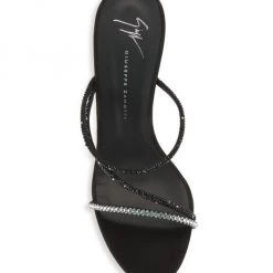 Giuseppe Zanotti Suede High-Heel Sandals Black -Rosantica And Giuseppe Zanotti shop unnamed file 375