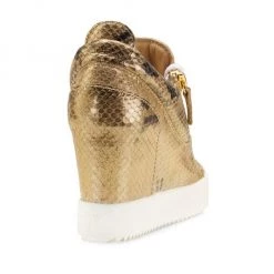 Giuseppe Zanotti Snake-Embossed Leather Wedge Sneakers -Rosantica And Giuseppe Zanotti shop unnamed file 380