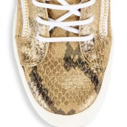 Giuseppe Zanotti Snake-Embossed Leather Wedge Sneakers -Rosantica And Giuseppe Zanotti shop unnamed file 381