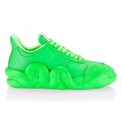 Giuseppe Zanotti Cobra Low-Top Sneakers For Men Neon Orange