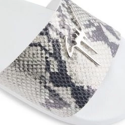 Giuseppe Zanotti Newlaburela Snake-Printed Leather Slides -Rosantica And Giuseppe Zanotti shop unnamed file 397