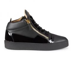 Giuseppe Zanotti Birel Mid-Top Leather Sneakers For Men Bianco -Rosantica And Giuseppe Zanotti shop unnamed file 413