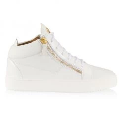 Giuseppe Zanotti Birel Mid-Top Leather Sneakers For Men Bianco -Rosantica And Giuseppe Zanotti shop unnamed file 414