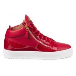 Giuseppe Zanotti Birel Mid-Top Leather Sneakers For Men Bianco -Rosantica And Giuseppe Zanotti shop unnamed file 415