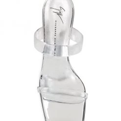 Giuseppe Zanotti Vanilla PVC Sculpted Heel Mules Silver -Rosantica And Giuseppe Zanotti shop unnamed file 420
