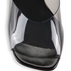 Giuseppe Zanotti Curvy Leather & PVS Mule Sandals Transparent -Rosantica And Giuseppe Zanotti shop unnamed file 443