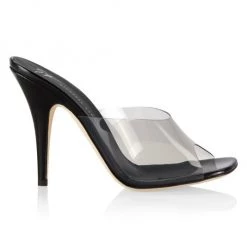 Giuseppe Zanotti Curvy Leather & PVS Mule Sandals Transparent -Rosantica And Giuseppe Zanotti shop unnamed file 447