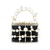 Rosantica Holli Explosion Faux Pearl-Embellished Top Handle Bag