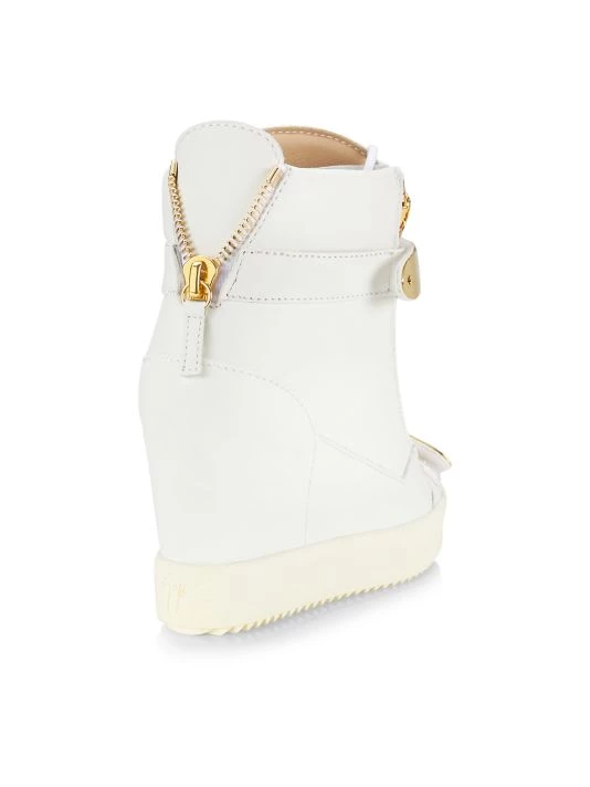 Giuseppe Zanotti Lorenz Leather Wedge Sneakers 3 Giuseppe Zanotti Lorenz Leather Wedge Sneakers - Image 3