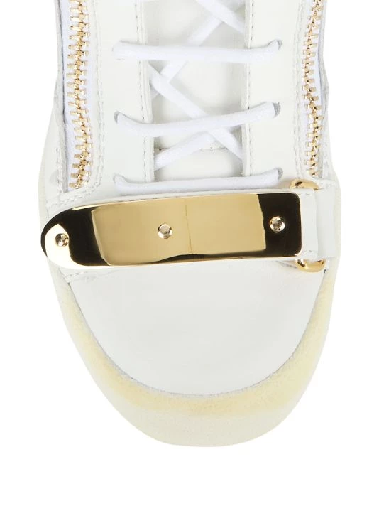 Giuseppe Zanotti Lorenz Leather Wedge Sneakers 4 Giuseppe Zanotti Lorenz Leather Wedge Sneakers - Image 4