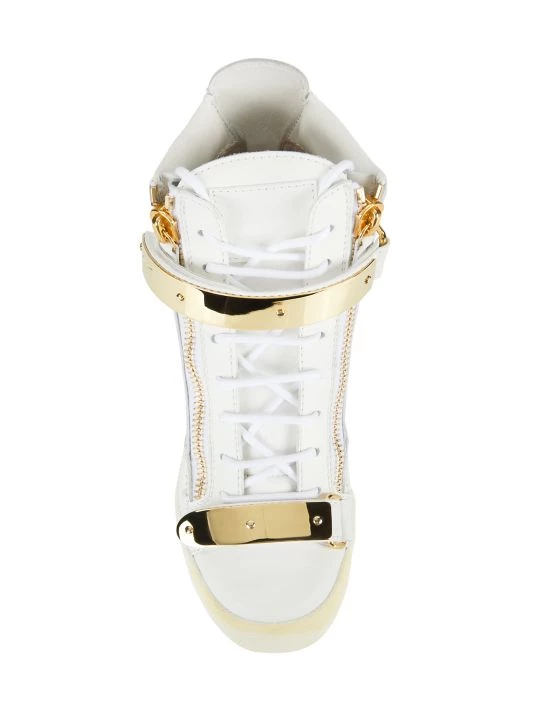 Giuseppe Zanotti Lorenz Leather Wedge Sneakers 5 Giuseppe Zanotti Lorenz Leather Wedge Sneakers - Image 5