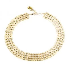 Rosantica Clara Goldtone & Crystal Choker
