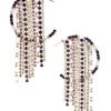 Rosantica Amanda Goldtone & Synthetic Crystal Hoop Earrings